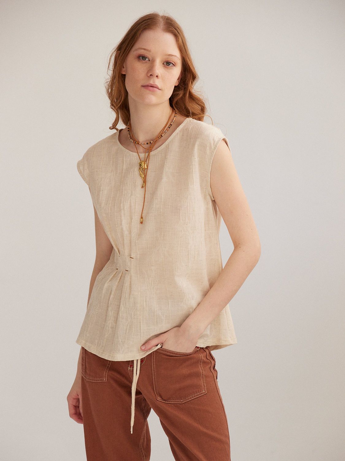 BLUSA PIRI beige 1