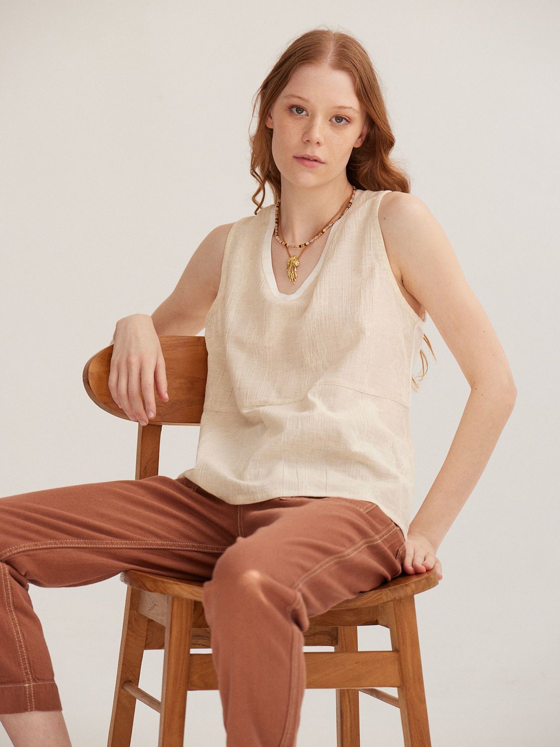 TOP JUSTINE beige 2