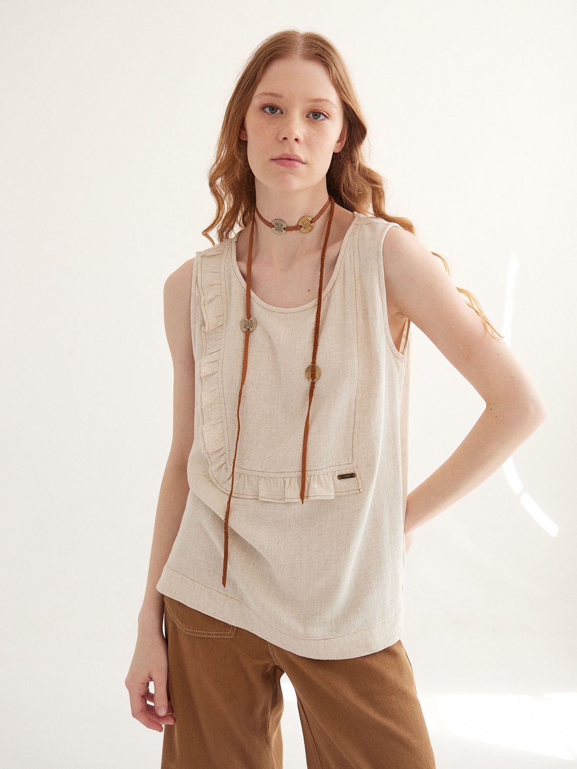 TOP FLESS beige 0