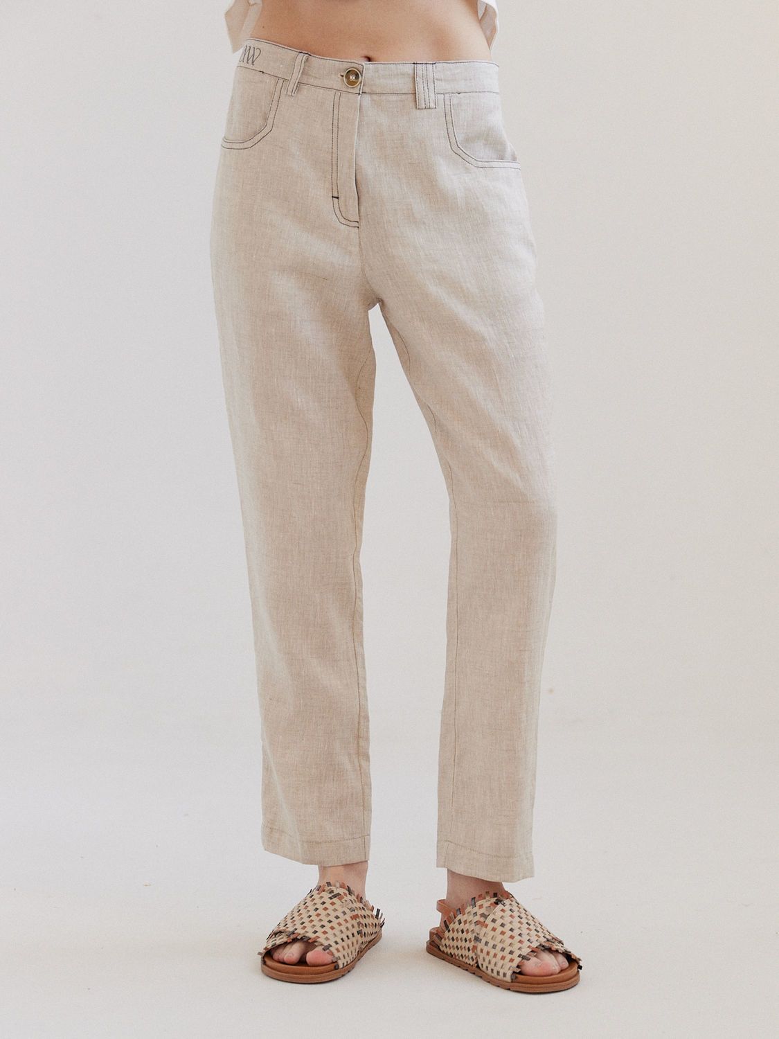 PANTALON LIRA beige 2